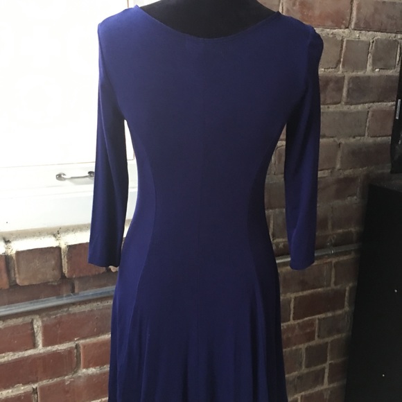 Blue F21 skater dress - Picture 3 of 4